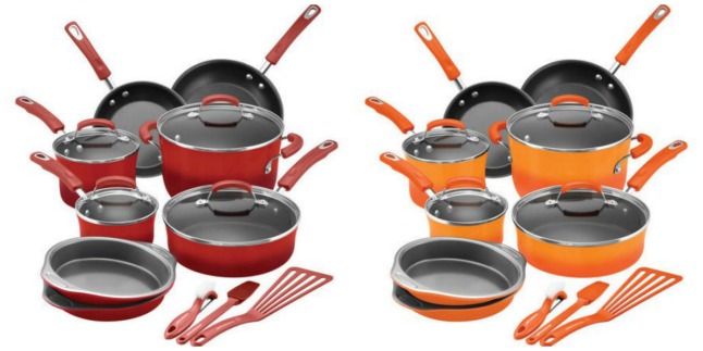 rachael ray 15 piece cookware set