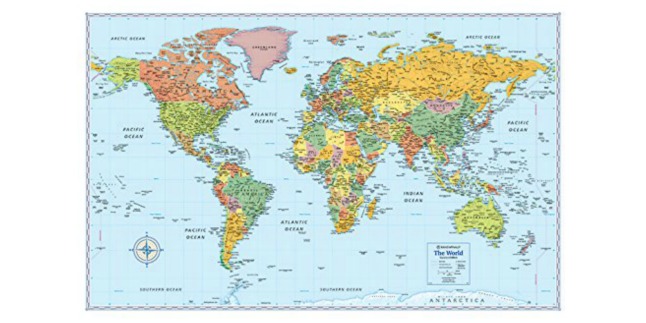 world map