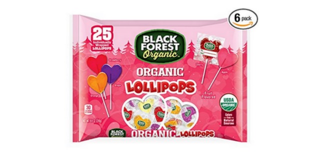 black forest organic lollipops