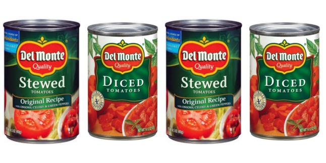 del monte canned tomatoes