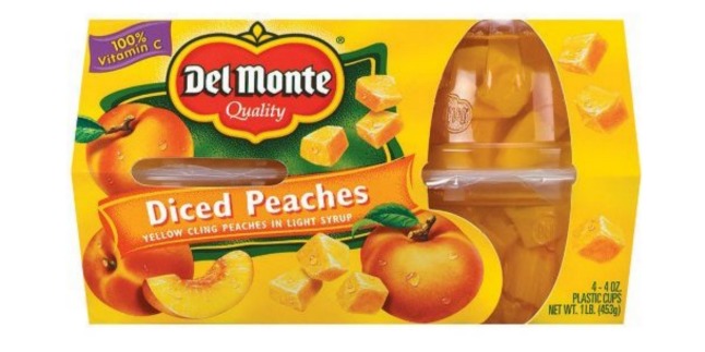 del monte fruit cup