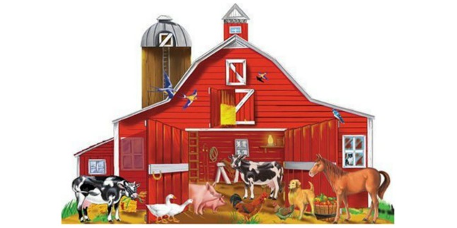 melissa doug farm puzzle