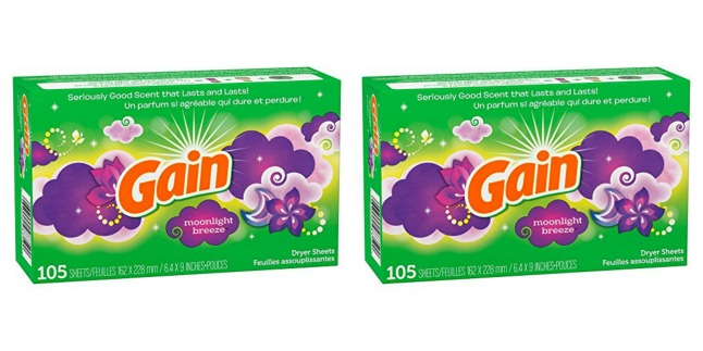 gain dryer sheets