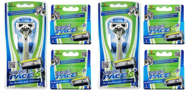 dorco pace 6 combo set