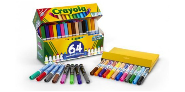 crayola 64 count markers