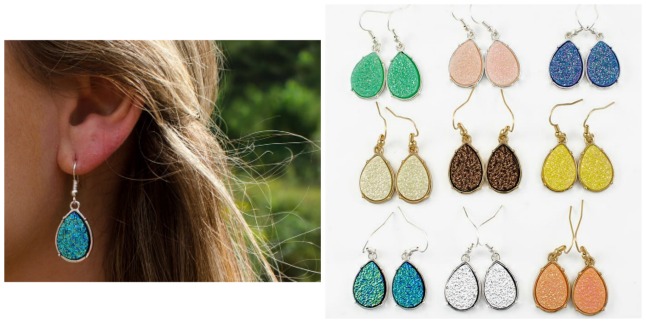 druzy earrings