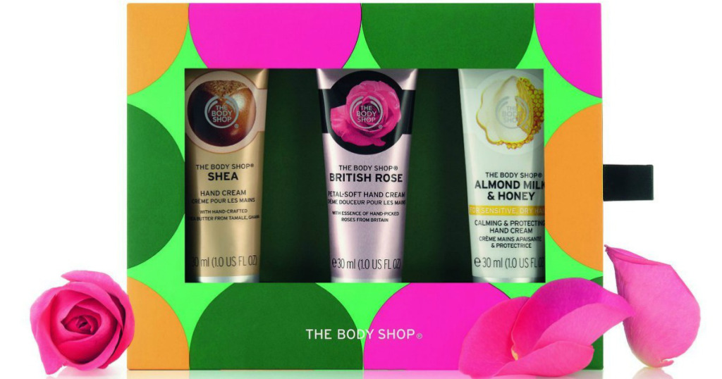 the body shop hand cream gift set