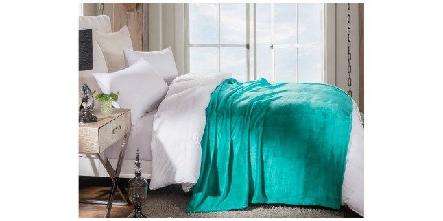 teal blanket