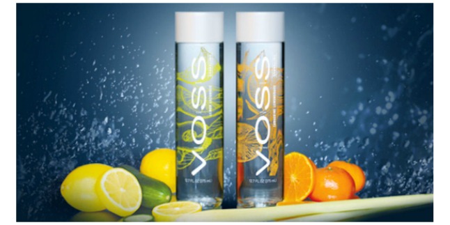 voss water bottles