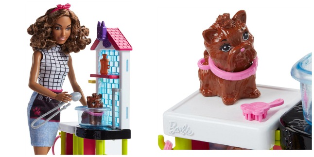 barbie dog washing