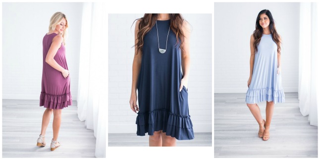 ruffle dress