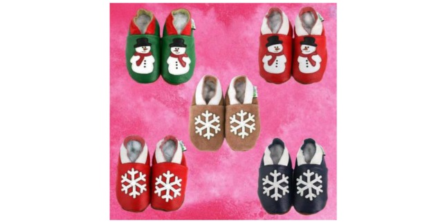 Christmas baby shoes