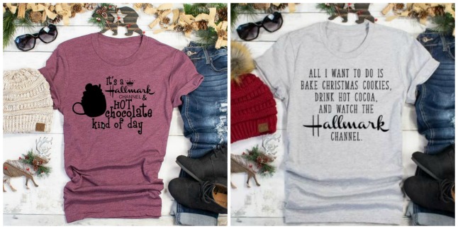 hallmark christmas movie tees