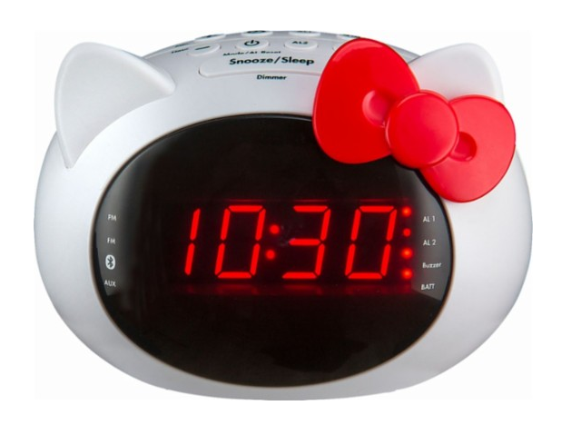 hello kitty alarm clock