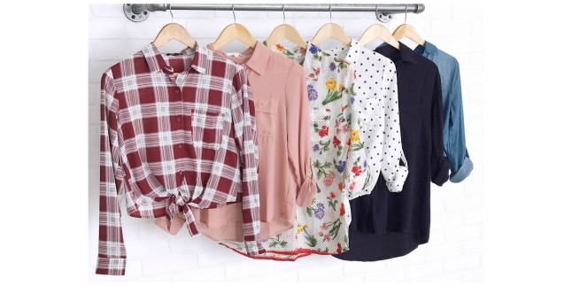 button up tops