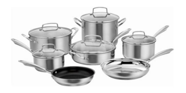 cuisinart 12 piece stainless steel