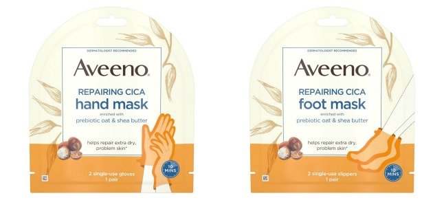 aveeno hand foot mask