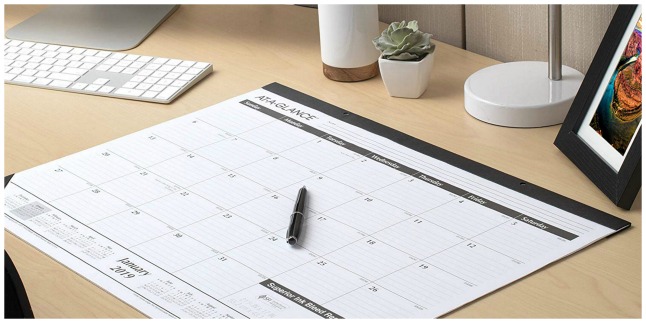 desk calendar