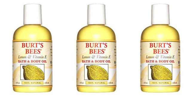 burts bees bath oil