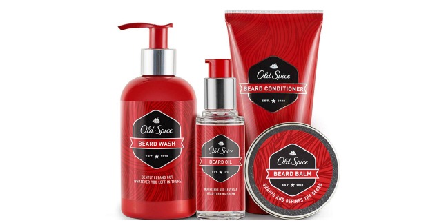 old spice beard wash set