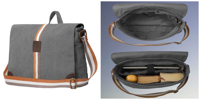 canvas messenger bag