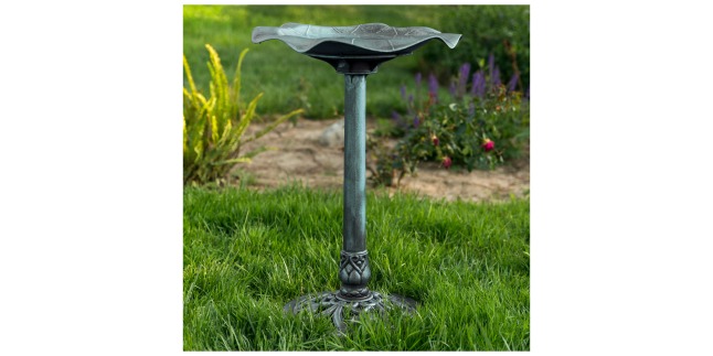 vintage bird bath