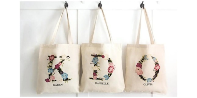 personalized tote bag