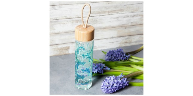 glass water bottle