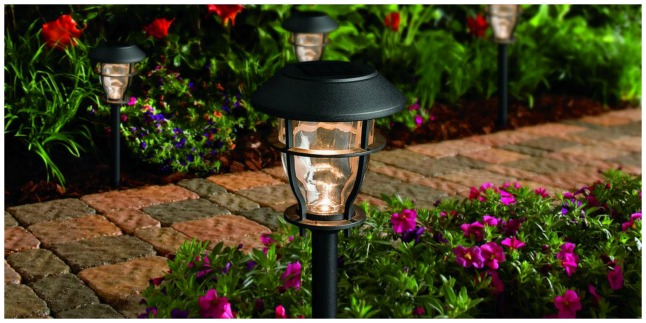 hampton bay outdoor solar lights