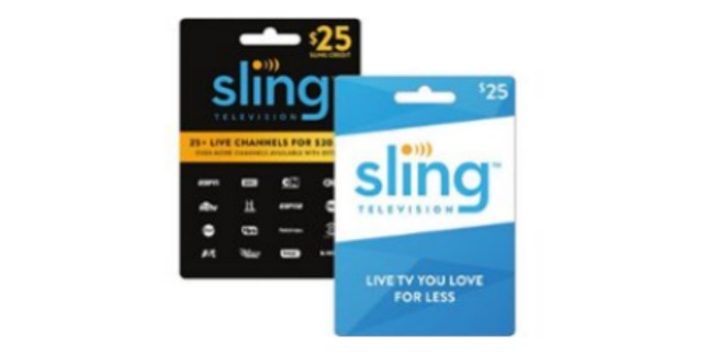 sling tv gift cards