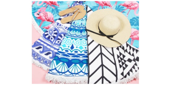 round beach towels