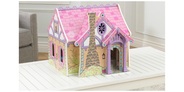 wooden dollhouse