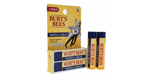 Burts bees vanilla bean lip balm