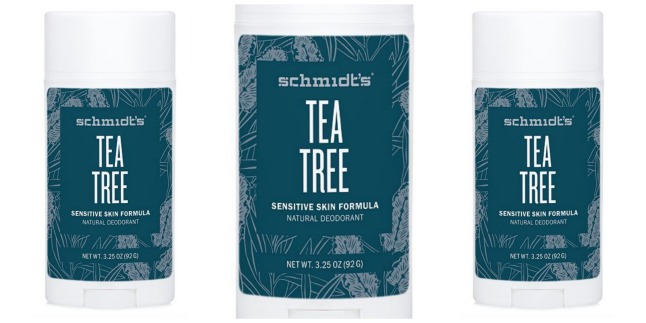 Schmidts tea tree natural deodorant