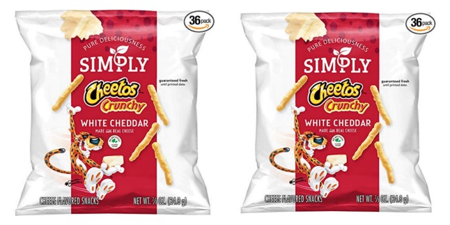 simply Cheetos white cheddar