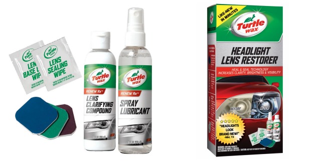 turtle wax headlight lens restorer