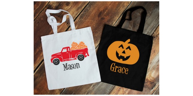 halloween personalized bags