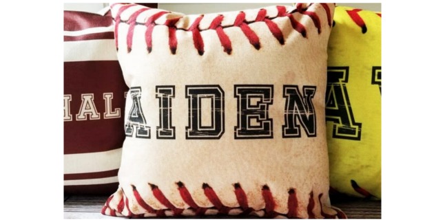 personalized ball pillow covers