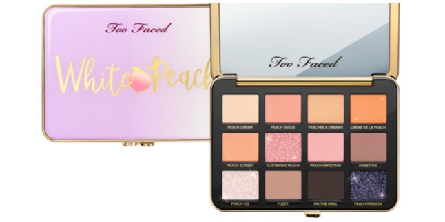 too faced white peach eyeshadow palette