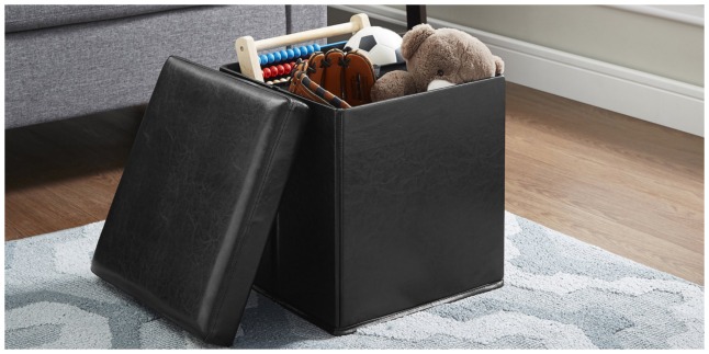 mainstays storage ottoman