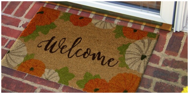 pumpkin doormat