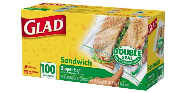 glad sandwich bag