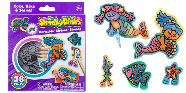 shrinky dinks mermaids