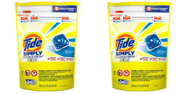 tide simply clean fresh pods