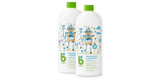 babyganics foaming dish soap