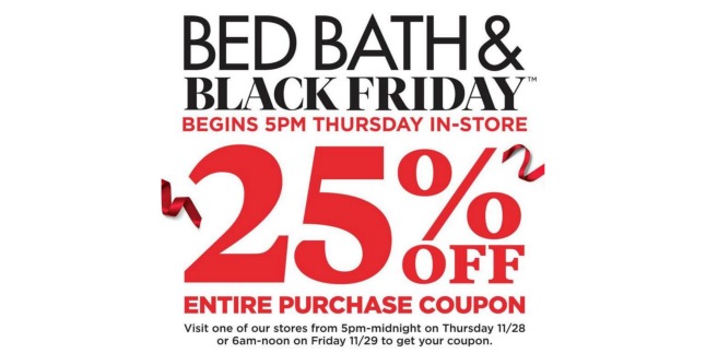 bed bath beyond black friday