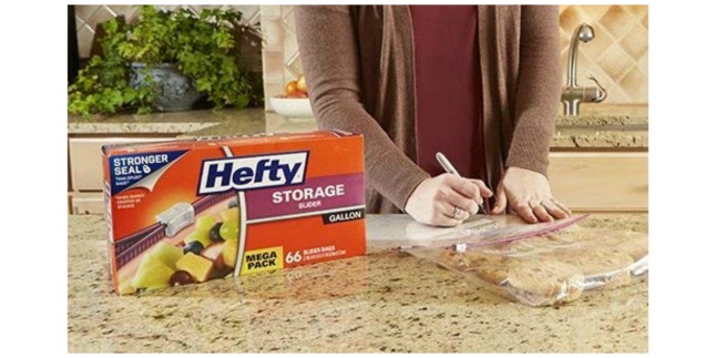 hefty storage bags