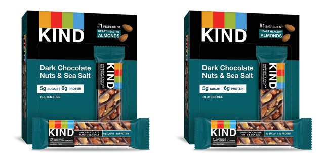 kind bars dark chocolate nuts sea salt