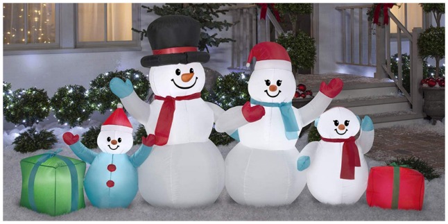 snowman inflatables