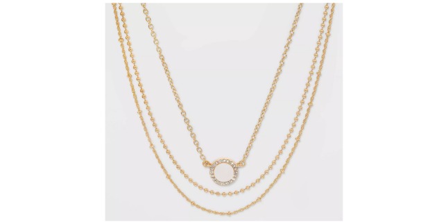 baublebar white necklace